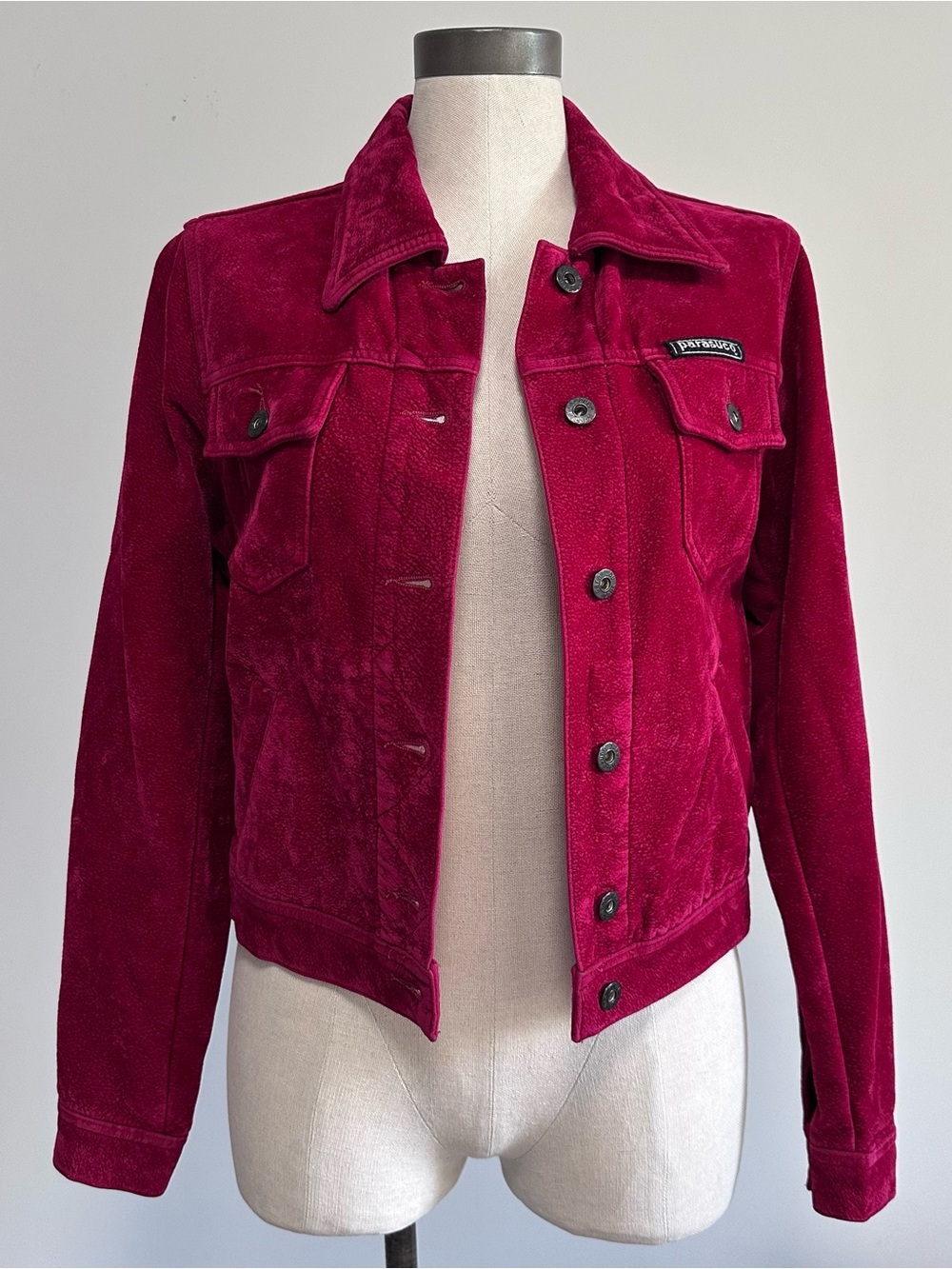 Parasuco Women's Velvet Red Jacket